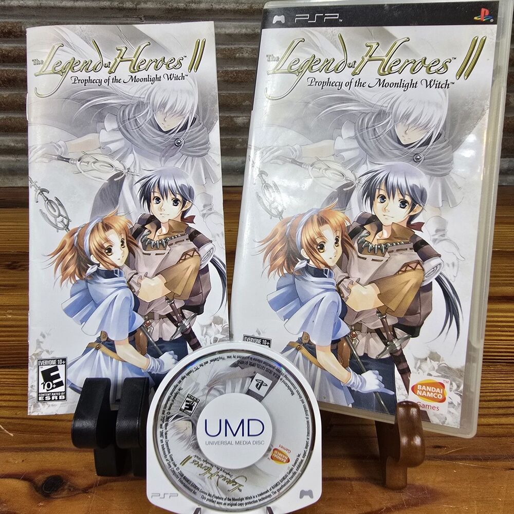 Legend of Heroes II: Prophecy of the Moonlight Witch (Sony PSP, 2006) CIB MINTY